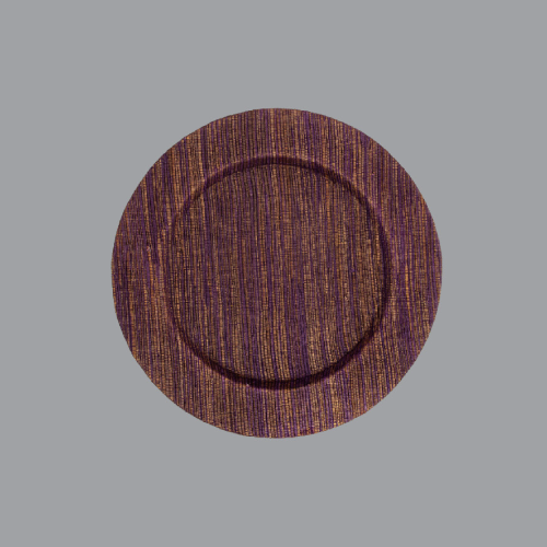 PLATO BASE TELA MORADO