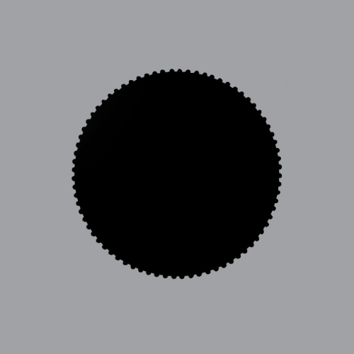 PLATO BASE PERLE NEGRO