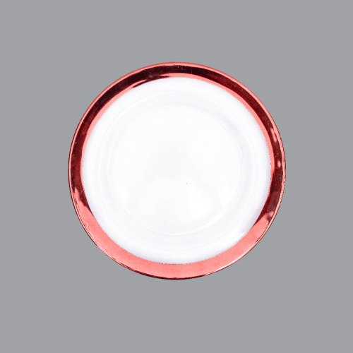 PLATO BASE ANILLO ORO ROSA